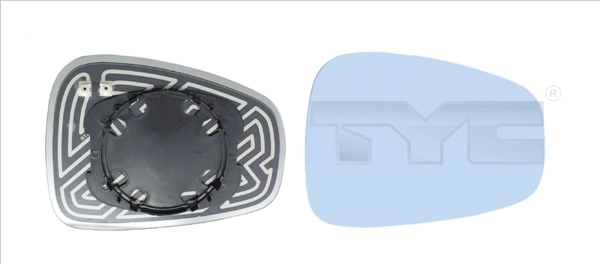 Mirror Glass, exterior mirror 301-0030-1