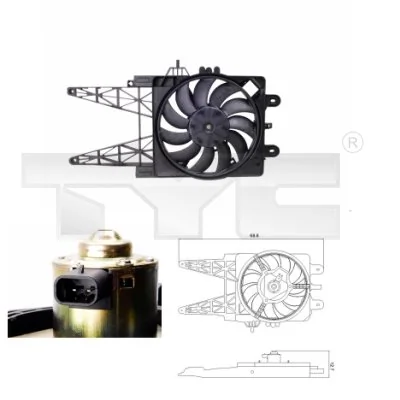 Fan, engine cooling 809-0008