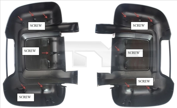 Cover, exterior mirror 309-0071-2