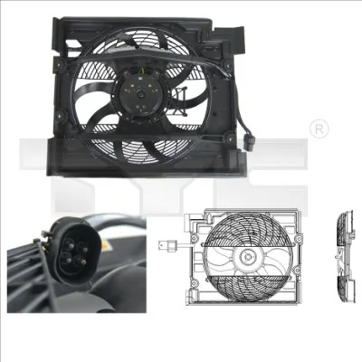 Fan, engine cooling 803-0006