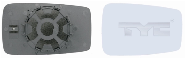 Mirror Glass, exterior mirror 302-0001-1