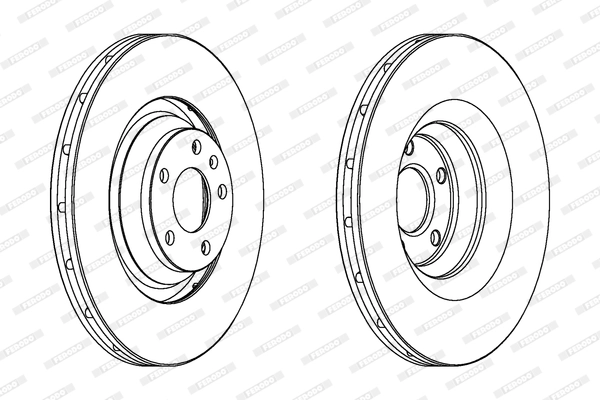 Brake Disc PREMIER Coat+ disc DDF1238C-1