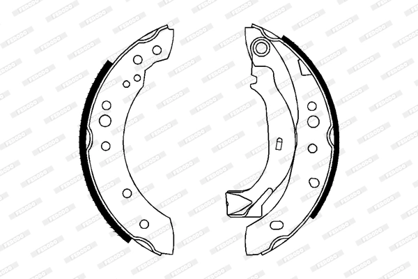 Brake Shoe Set PREMIER FSB626