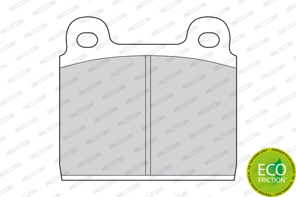 Brake Pad Set, disc brake PREMIER ECO FRICTION FDB11