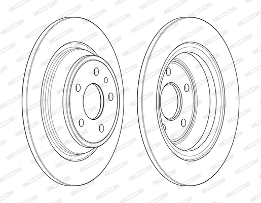 Brake Disc PREMIER DDF2338C
