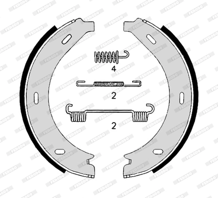 Brake Shoe Set PREMIER FSB4306