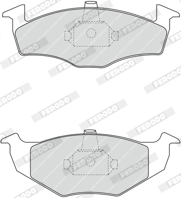 Brake Pad Set, disc brake PREMIER ECO FRICTION FDB1101