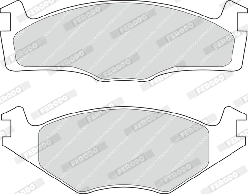 Brake Pad Set, disc brake PREMIER ECO FRICTION FDB1072