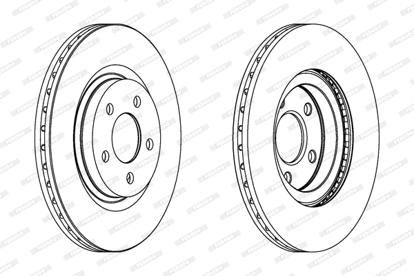 FERODO DDF1153 Brake Disc
