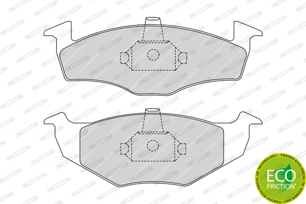 Brake Pad Set, disc brake PREMIER ECO FRICTION FDB1101