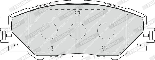 Brake Pad Set, disc brake PREMIER ECO FRICTION FDB4136