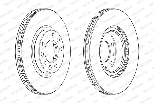 Brake Disc PREMIER DDF2401C-1