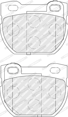 Brake Pad Set, disc brake PREMIER ECO FRICTION FDB1994
