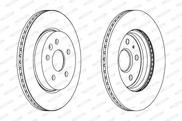 Brake Disc PREMIER DDF1805C