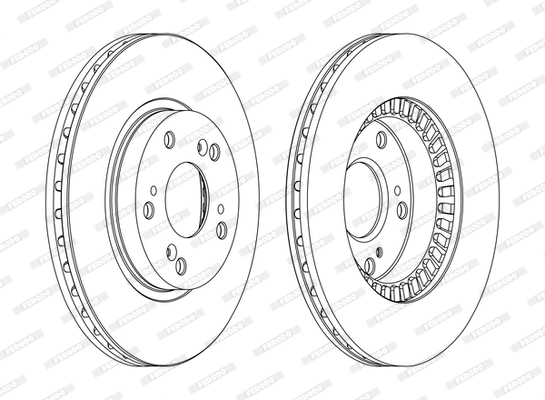 Brake Disc PREMIER DDF1496C