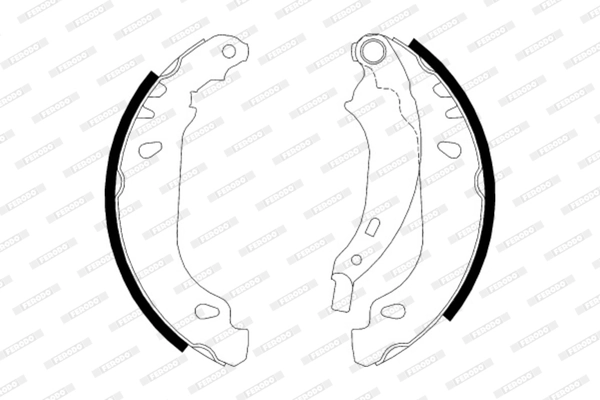 Brake Shoe Set PREMIER FSB584