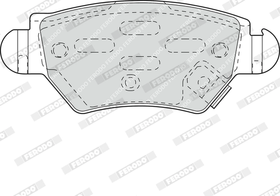Brake Pad Set, disc brake PREMIER ECO FRICTION FDB1294