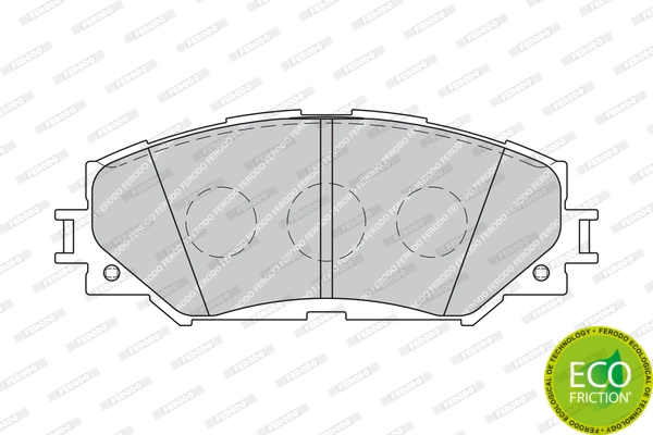 Brake Pad Set, disc brake PREMIER ECO FRICTION FDB1891