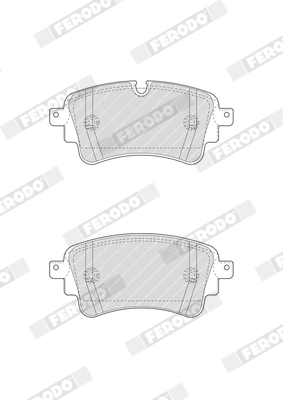 Brake Pad Set, disc brake PREMIER ECO FRICTION FDB4617