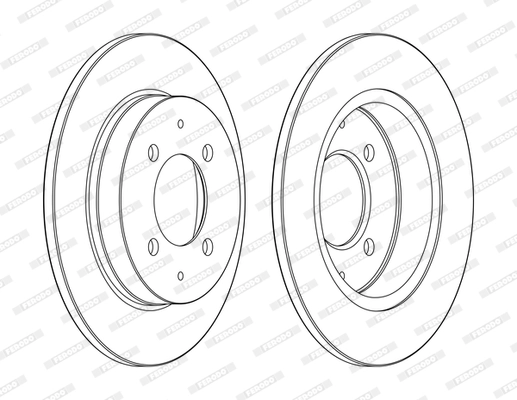 Brake Disc PREMIER Coat+ disc DDF1622C