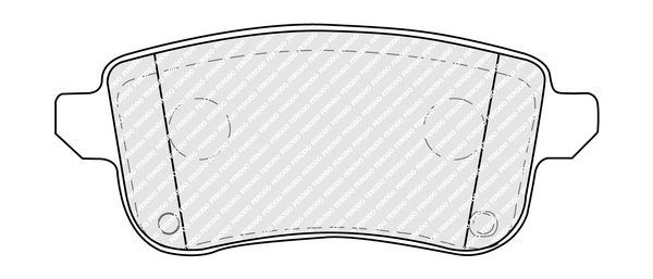 Brake Pad Set, disc brake PREMIER ECO FRICTION FDB5404