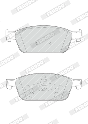 Brake Pad Set, disc brake PREMIER FDB4416