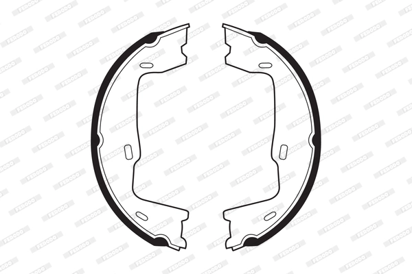 Brake Shoe Set, parking brake PREMIER FSB227