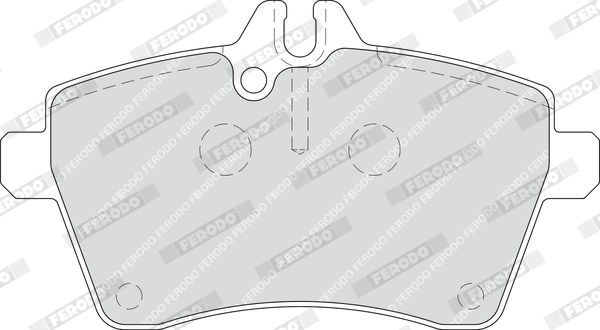 Brake Pad Set, disc brake PREMIER FDB1749