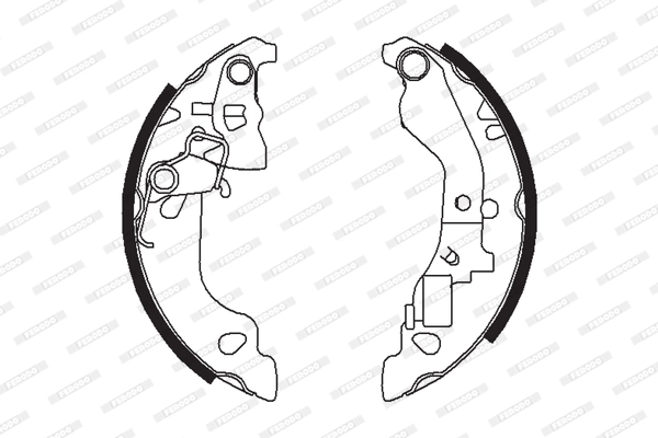 Brake Shoe Set PREMIER FSB602