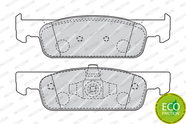 Brake Pad Set, disc brake PREMIER ECO FRICTION FDB4615