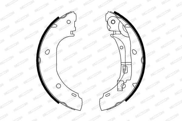 Brake Shoe Set PREMIER FSB652