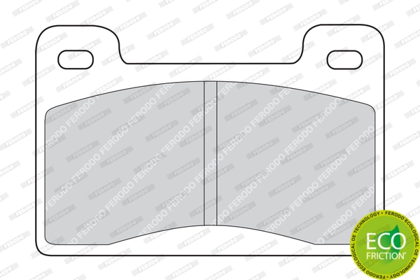 Brake Pad Set, disc brake PREMIER ECO FRICTION FDB461