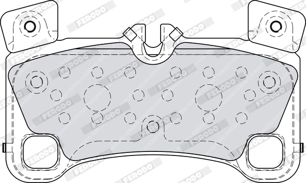 Brake Pad Set, disc brake PREMIER ECO FRICTION FDB4065