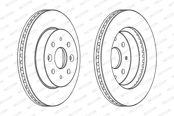 Brake Disc PREMIER DDF1542