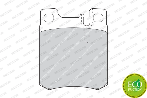 Brake Pad Set, disc brake PREMIER ECO FRICTION FDB799