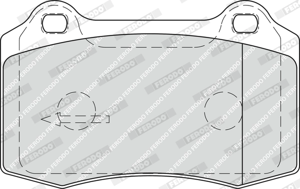 Brake Pad Set, disc brake PREMIER ECO FRICTION FDB1949
