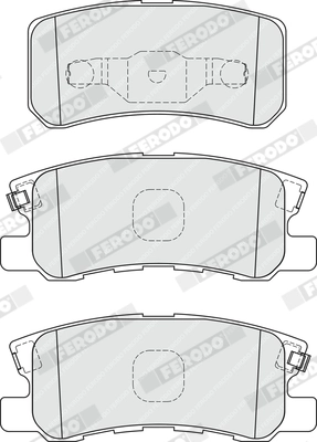 Brake Pad Set, disc brake PREMIER ECO FRICTION FDB1992