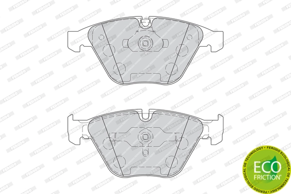 Brake Pad Set, disc brake PREMIER ECO FRICTION FDB4221
