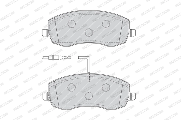 Brake Pad Set, disc brake PREMIER FDB4154