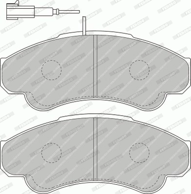 Brake Pad Set, disc brake PREMIER ECO FRICTION FVR1479