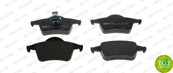 Brake Pad Set, disc brake PREMIER ECO FRICTION FDB1383