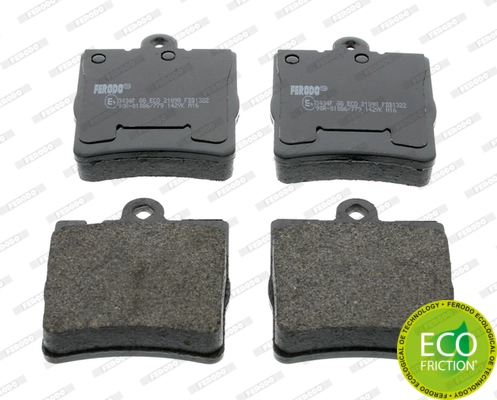 Brake Pad Set, disc brake PREMIER ECO FRICTION FDB1322