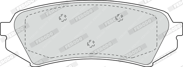 Brake Pad Set, disc brake PREMIER ECO FRICTION FDB1457