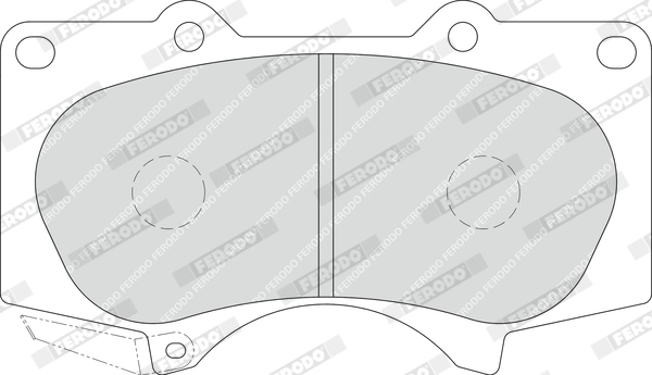 Brake Pad Set, disc brake PREMIER ECO FRICTION FDB1698