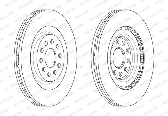 Brake Disc PREMIER DDF1985C