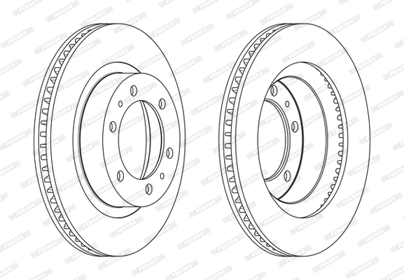 Brake Disc PREMIER DDF2606C