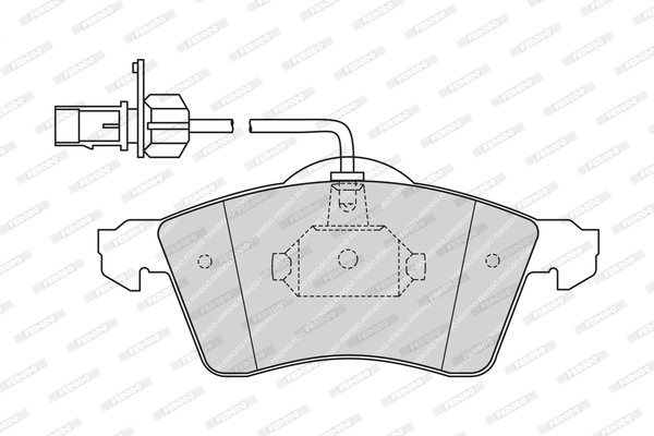 Brake Pad Set, disc brake PREMIER ECO FRICTION FVR1518