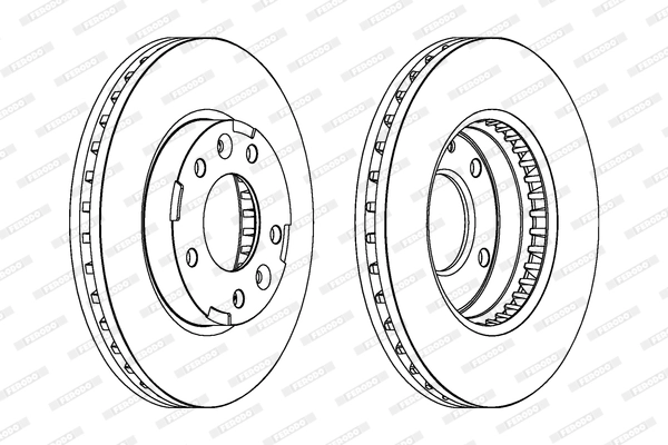 FERODO DDF1629 Brake Disc
