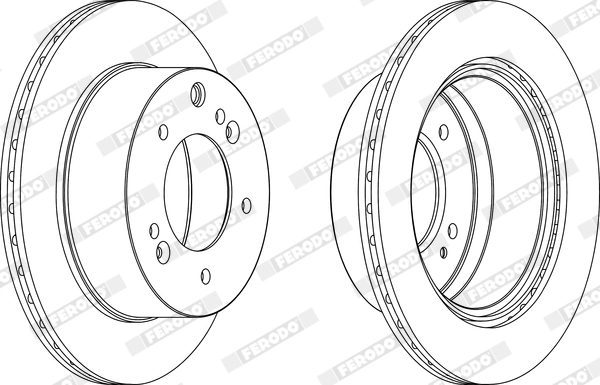 Brake Disc PREMIER DDF1543C-1
