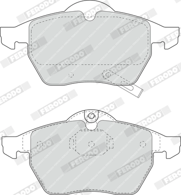 Brake Pad Set, disc brake PREMIER ECO FRICTION FDB1535